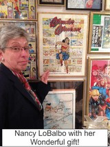 Nancy LoBalbo in the Marston Family Wonder Woman Museum