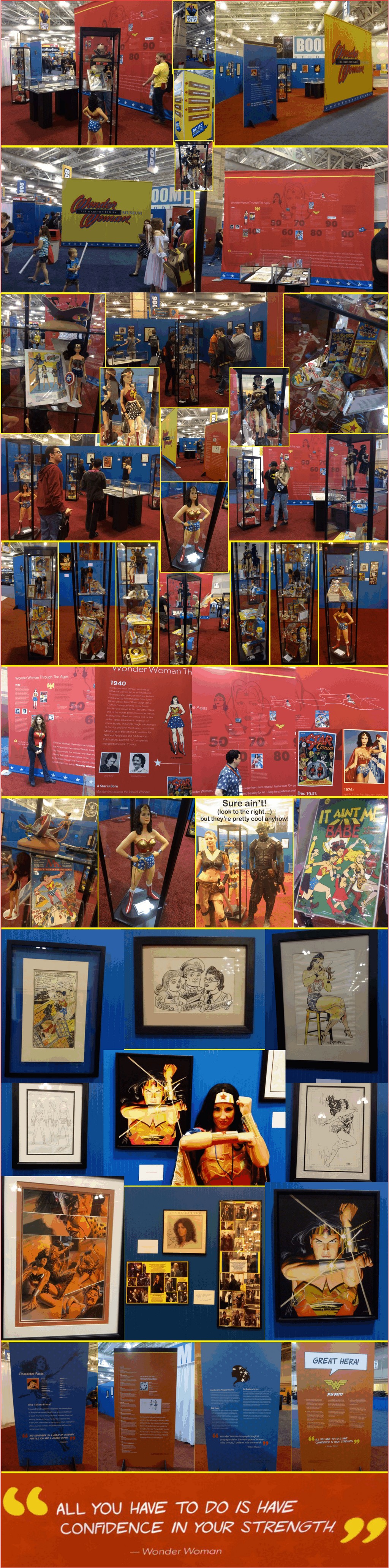 Wonder Woman Museum at AC Boardwalk Con 2015