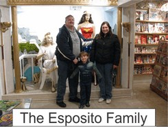 The Esposito Family in the Marston Family Wonder Woman Museum