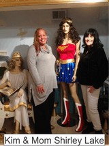 Kim and Shirley in the Marston Family Wonder Woman Museum