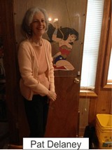 Pat Delaney in the Marston Family Wonder Woman Museum