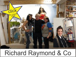 Richard Raymond in the Marston Family Wonder Woman Museum