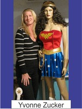 Yvonne Zucker in the Marston Family Wonder Woman Museum